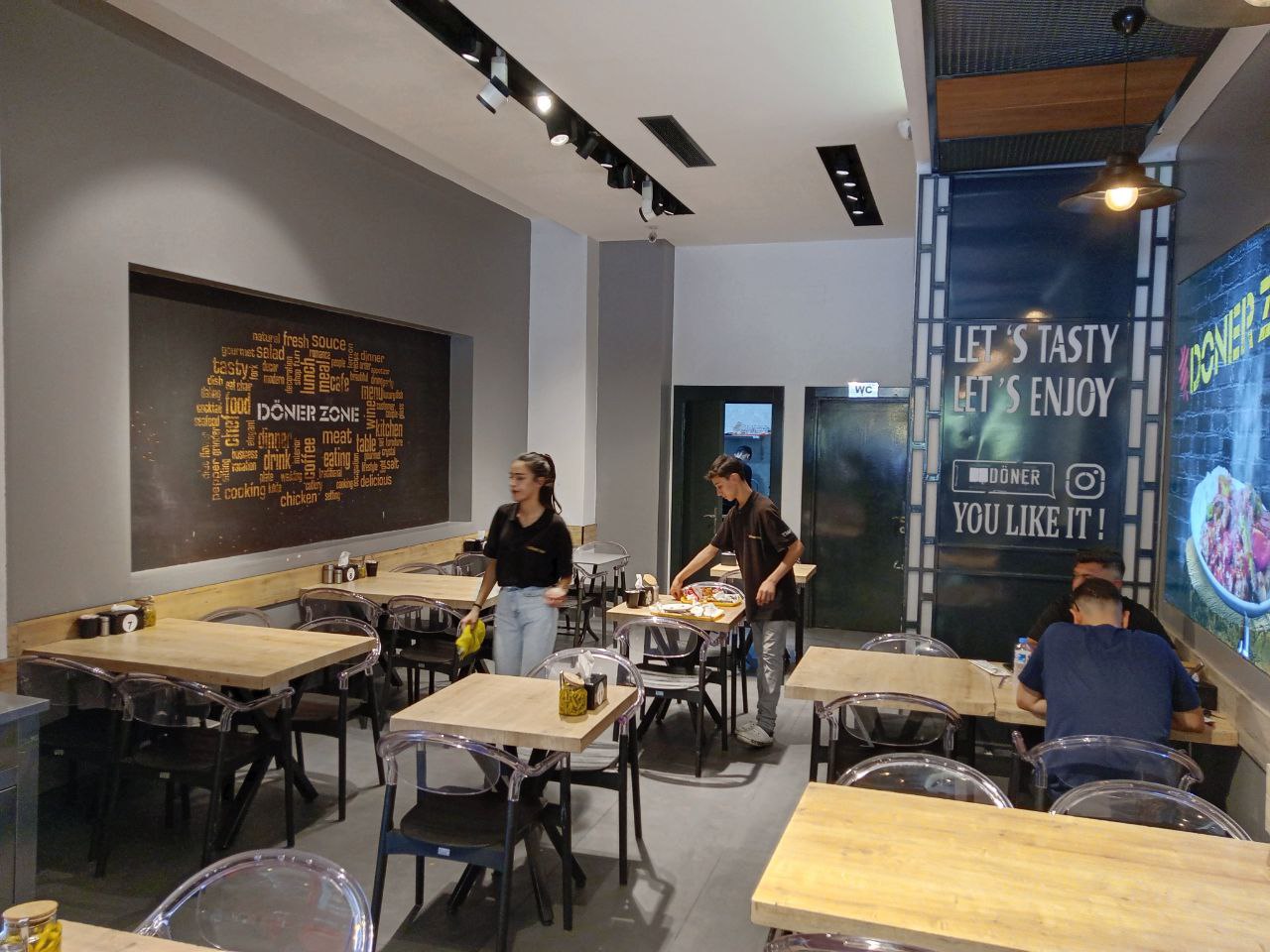 Döner Zone Interior Dining Area